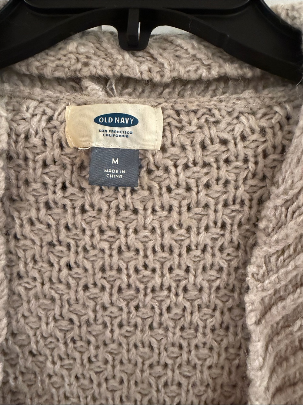 Old Navy Women's Open-Front Knit Cardigan - Taupe